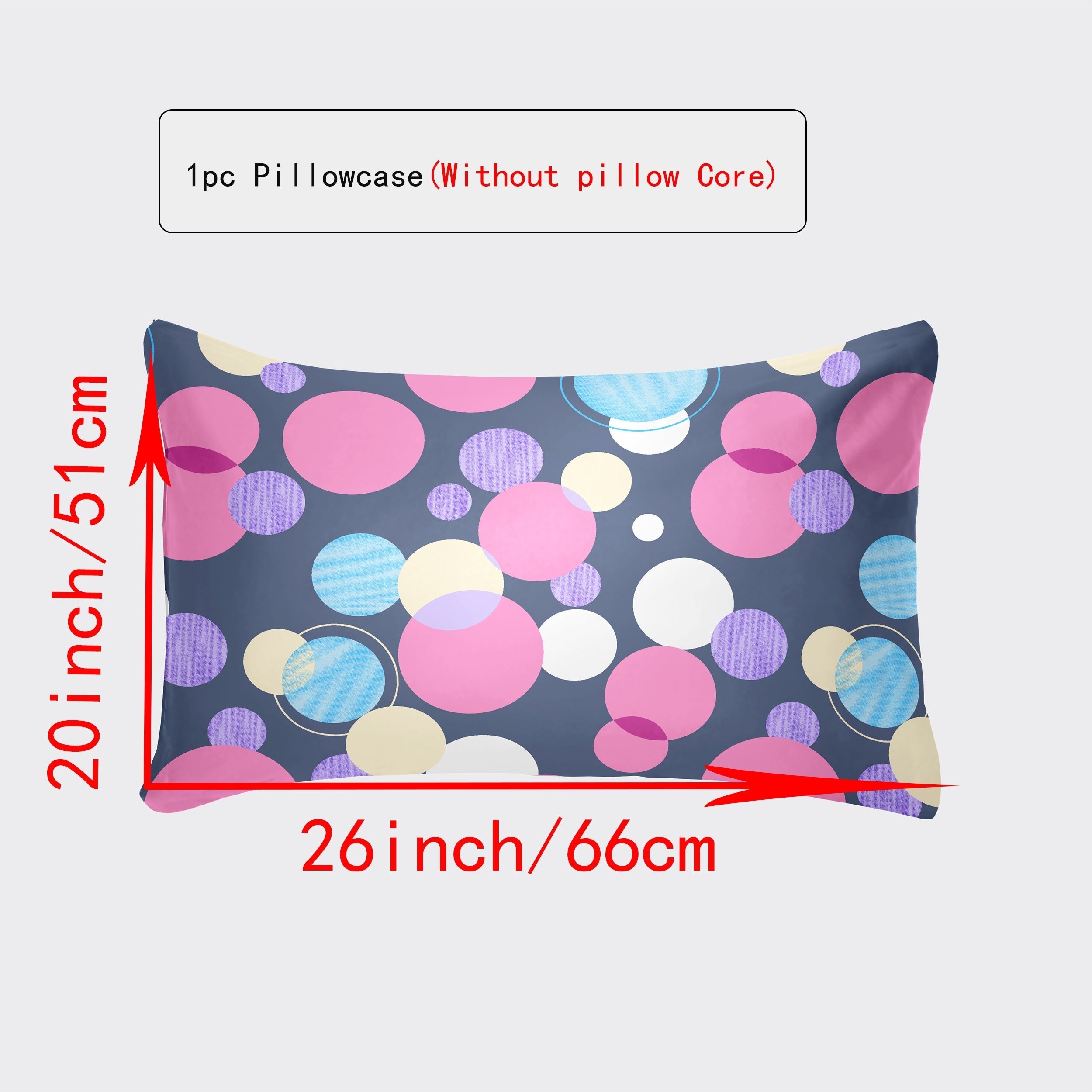 Luxurious Envelope Pillowcase Various Sizes White Gray Plaid Red Green Botanicals Leopard Geometric