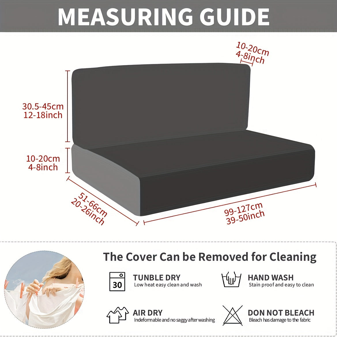 4-Piece RV Cushion Cover Set for Dinette and Sofa Protection Includes 2 Back and 2 Bench Covers