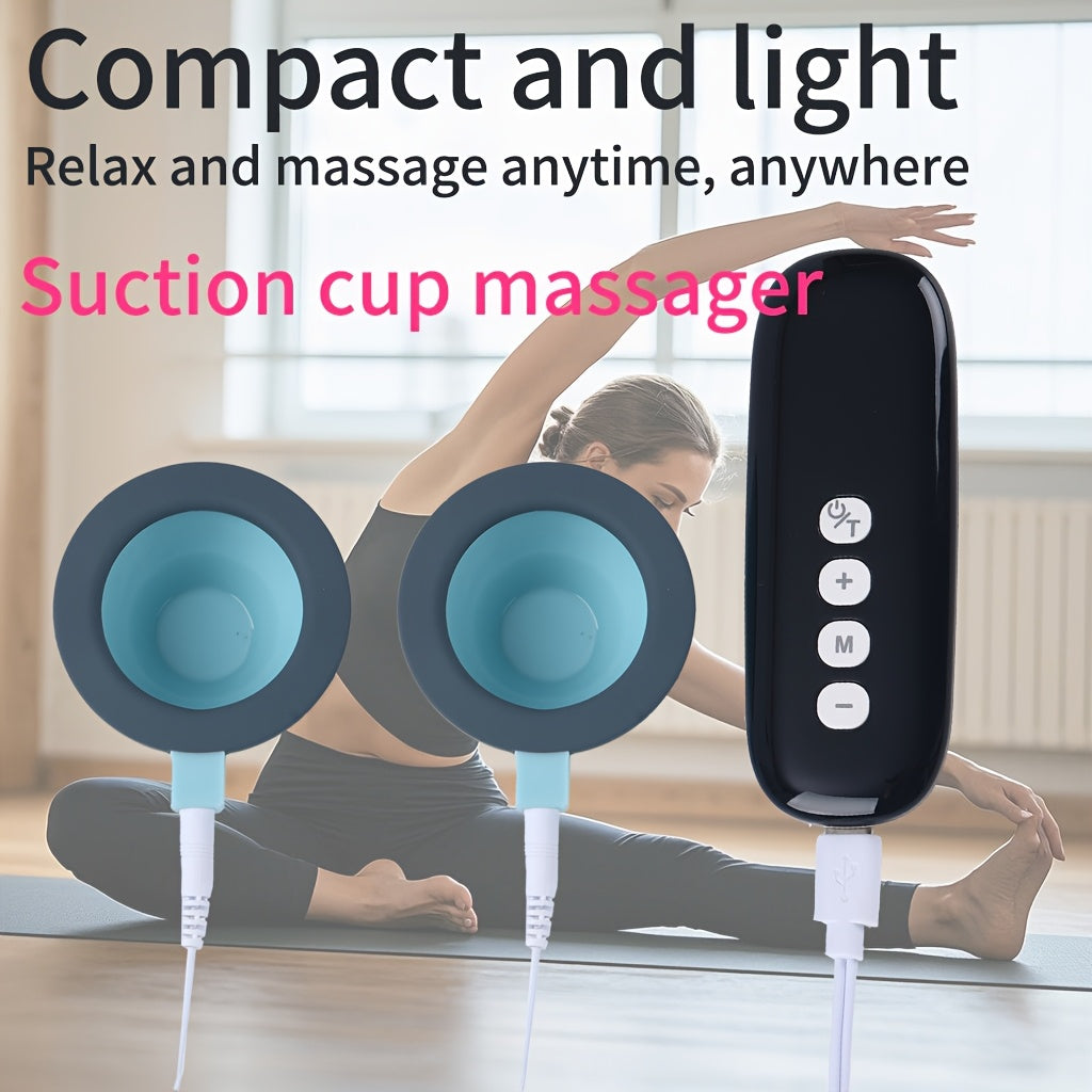 10-rejim, 39-intensivlikka ega ikki stakanli so'rish kubogi massajeri orqa, qo'l, oyoqlar uchun. Qayta zaryadlanadigan batareya va USB zaryadlash imkoniyatiga ega. Moslashuvchan intensivlikka ega ergonomik dizayn.