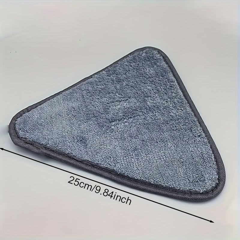 Set of 2 Triangle Mop Pads Hands-Free Wringing for Floors Walls Glass