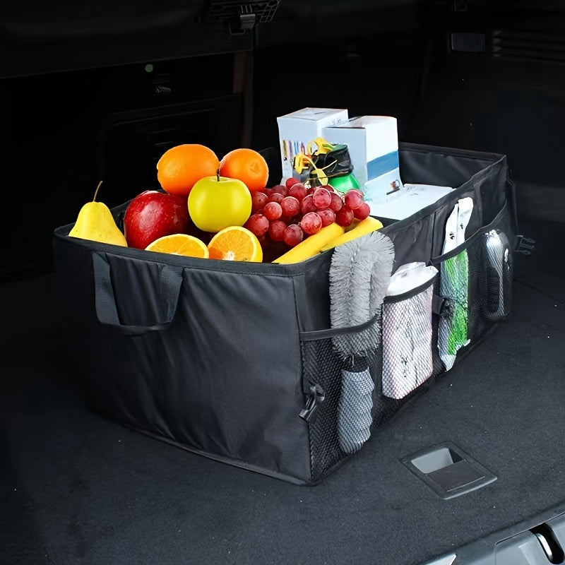Large Capacity Car Trunk Organizer Foldable Storage Box for Camping and Travel