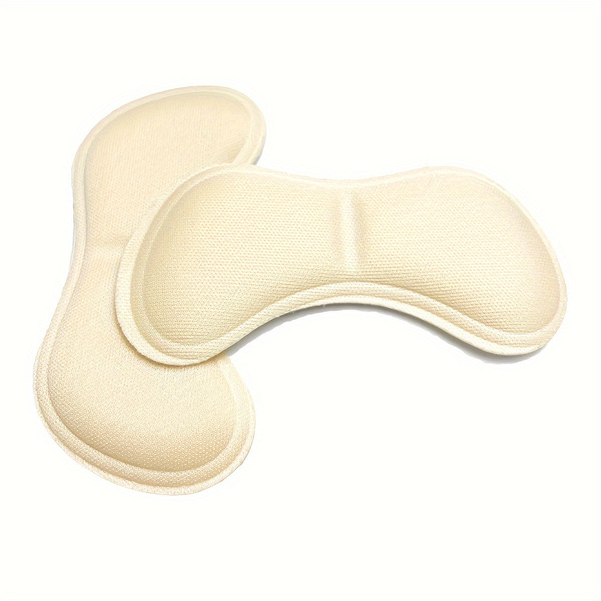 Unisex Soft Heel Pads Self-Adhesive Cushion Inserts for Shoes Black Nude