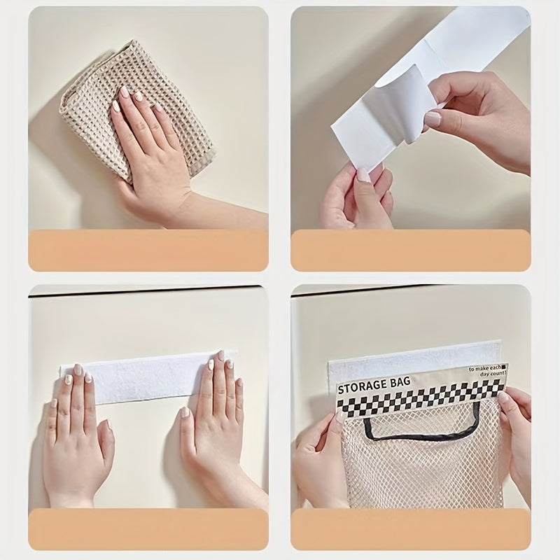 Large Capacity Mesh Storage Bag for Hanging Closet Organizer for Kitchen and Bedroom