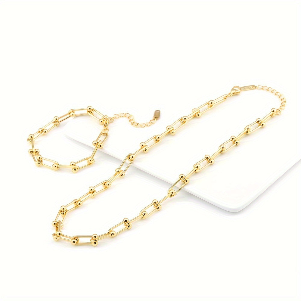 2 ta U-shakli teshik bilaguzuk va marjon to'plami, zanglamaydigan po'latdan tayyorlangan, zanglamaydigan ot teshik dizayni bilan. Erkaklar, ayollar va o'smirlar uchun har kuni kiyish uchun mukammal. Shuningdek, ajoyib bayram sovg'asi bo'lib xizmat qiladi.