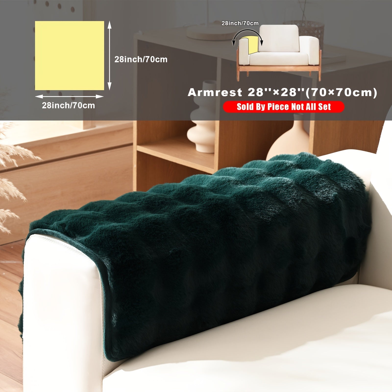 Накидка на диван из флиса для 2-4 местных диванов в 8 цветах, моющаяся в машине, дружелюбная к питомцам, современный дизайн