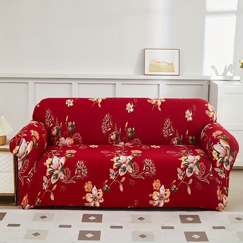 Эластичный чехол для дивана на все сезоны, защищает мебель от пыли и обеспечивает нескользящий чехол для декора спальни, офиса или гостиной.