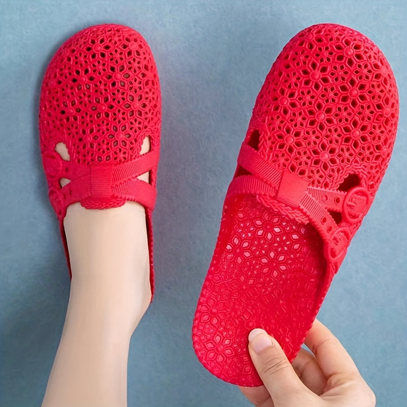 Women's Breathable Slippers Indoor Outdoor Comfortable Bathroom Shoes