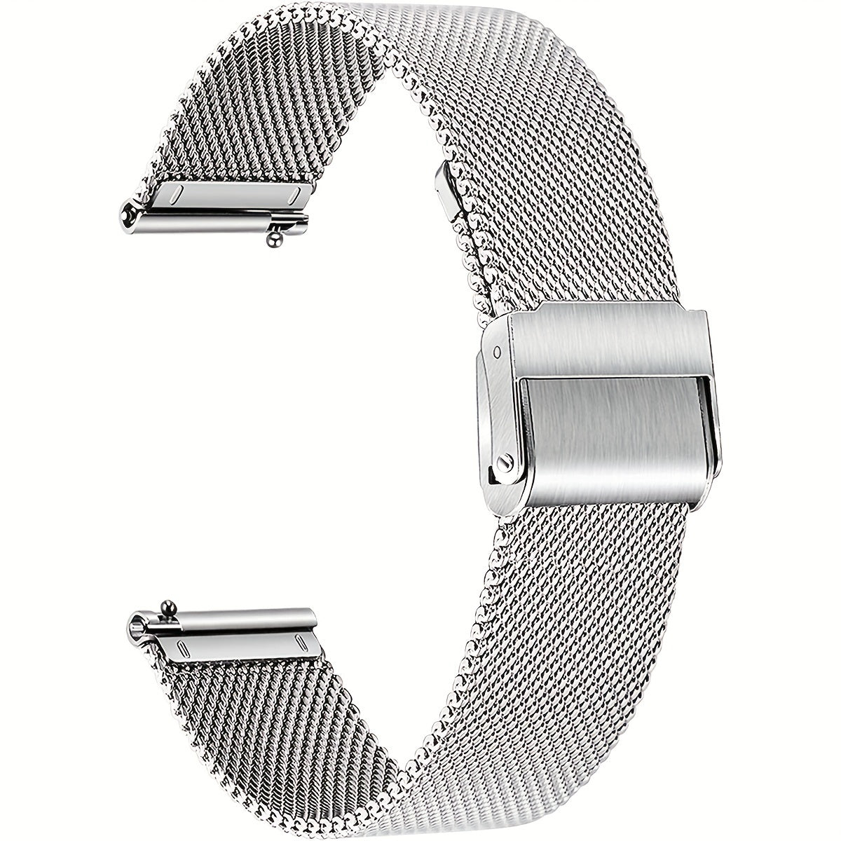 Stainless Steel Quick-Release Watch Strap 14mm-22mm Metal Chain Design