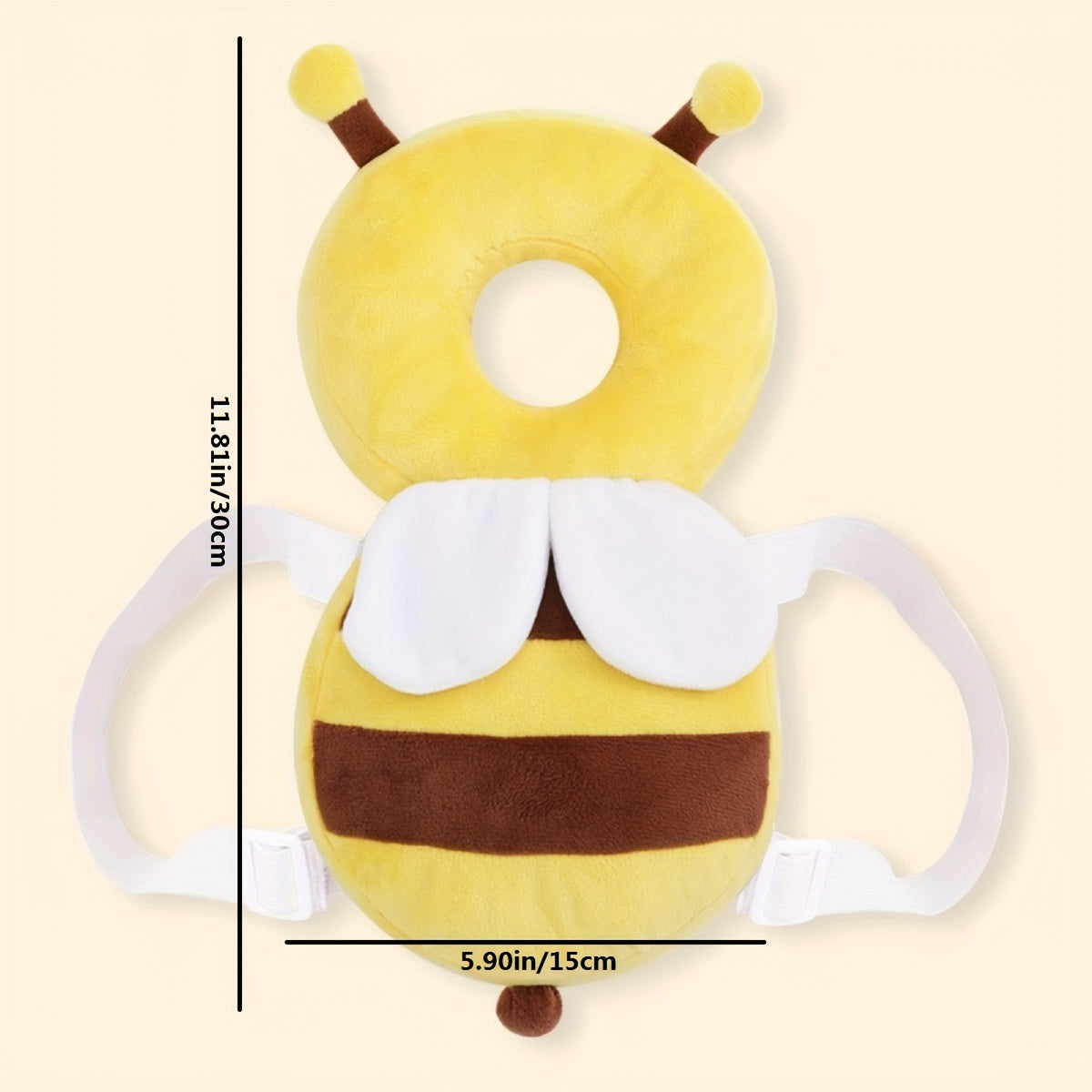 Baby Pillow for Infants 0-3 Years Soft Polyester Head Protector Toddler Safety Cushion Animal Design