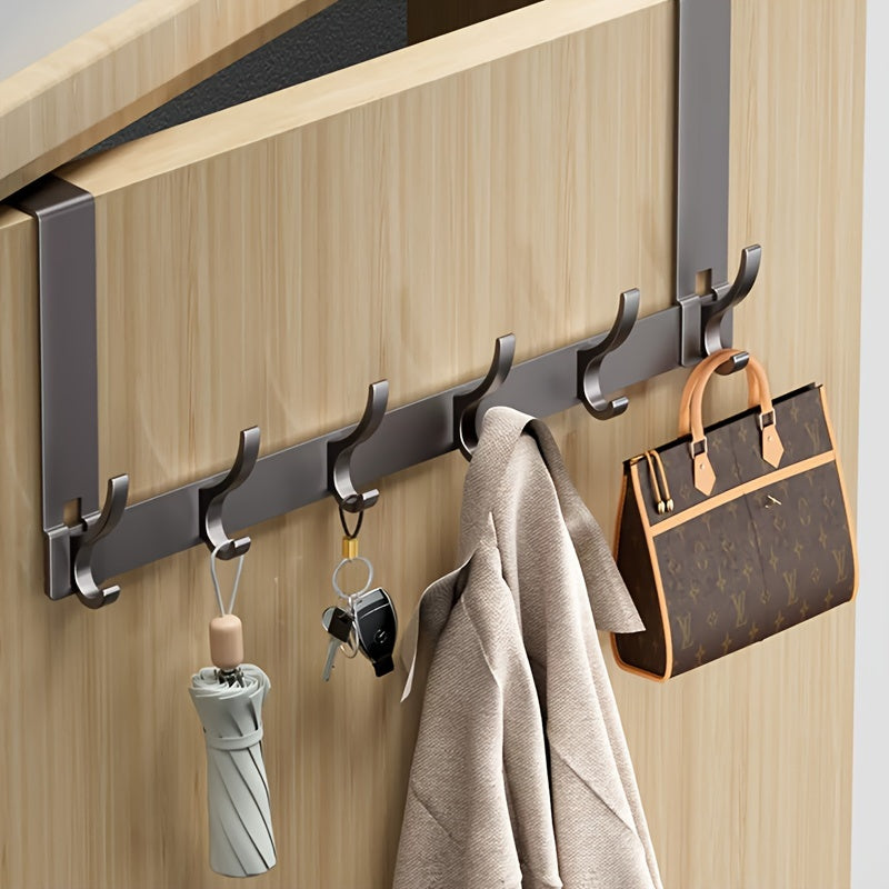Over-the-Door Wall Hook for Clothes and Hats Made of Space Aluminum