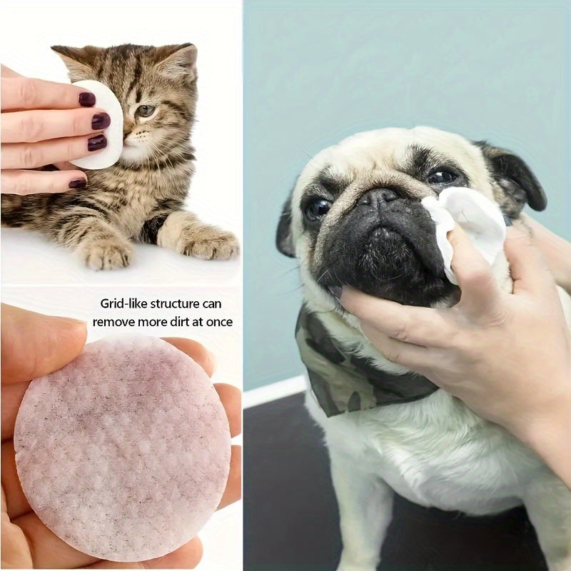 Pet Eye Wipes for Cats and Dogs 120 Count Tear Stain Remover Facial Cleanser