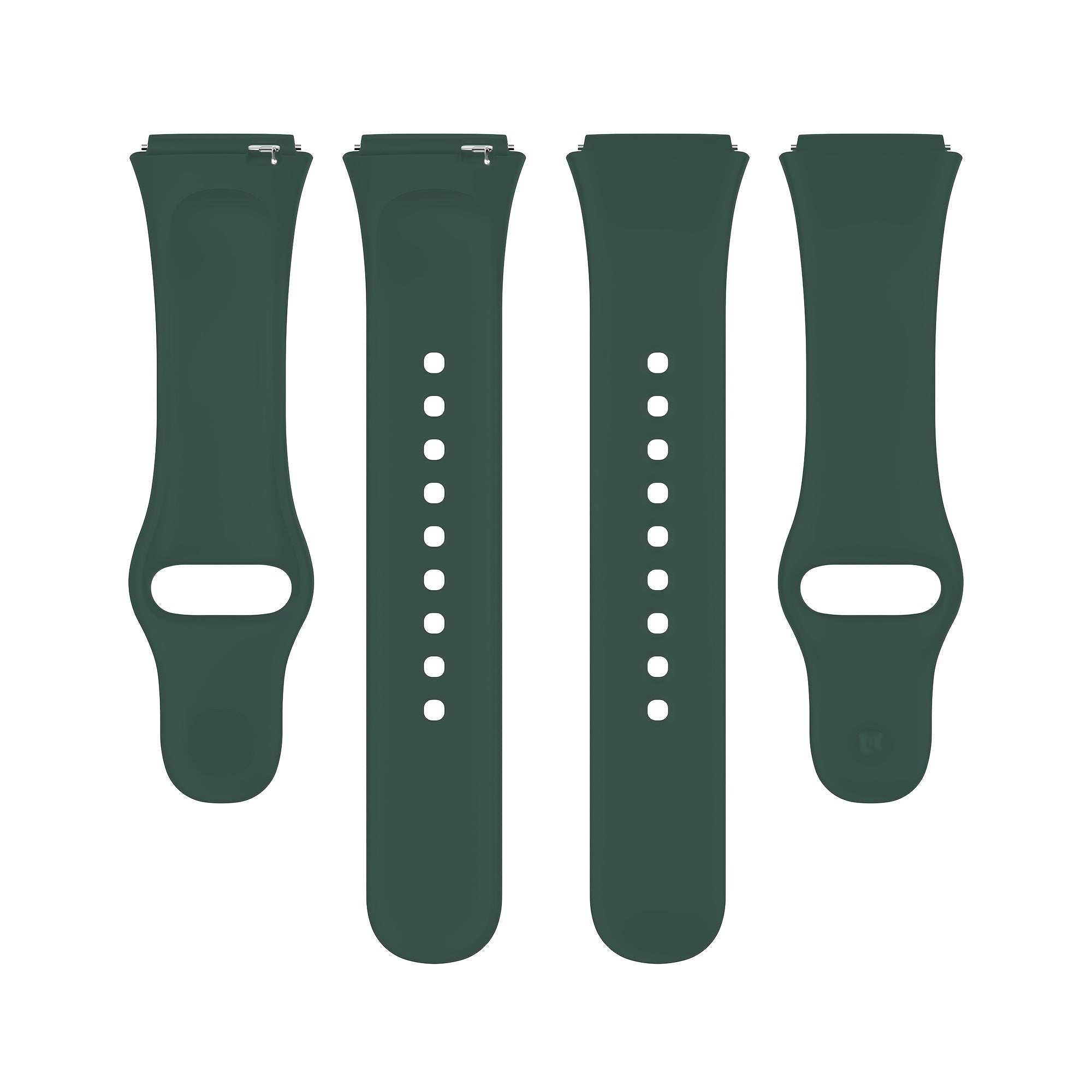 Silicone Watch Strap for Redmi Watch 3 Active and Lite Replacement Metal Buckle