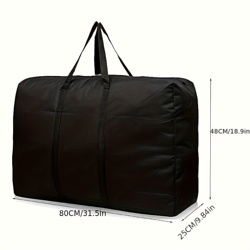 Durable Polyester Storage Bag with Reinforced Handles for Moving Travel and Dorm