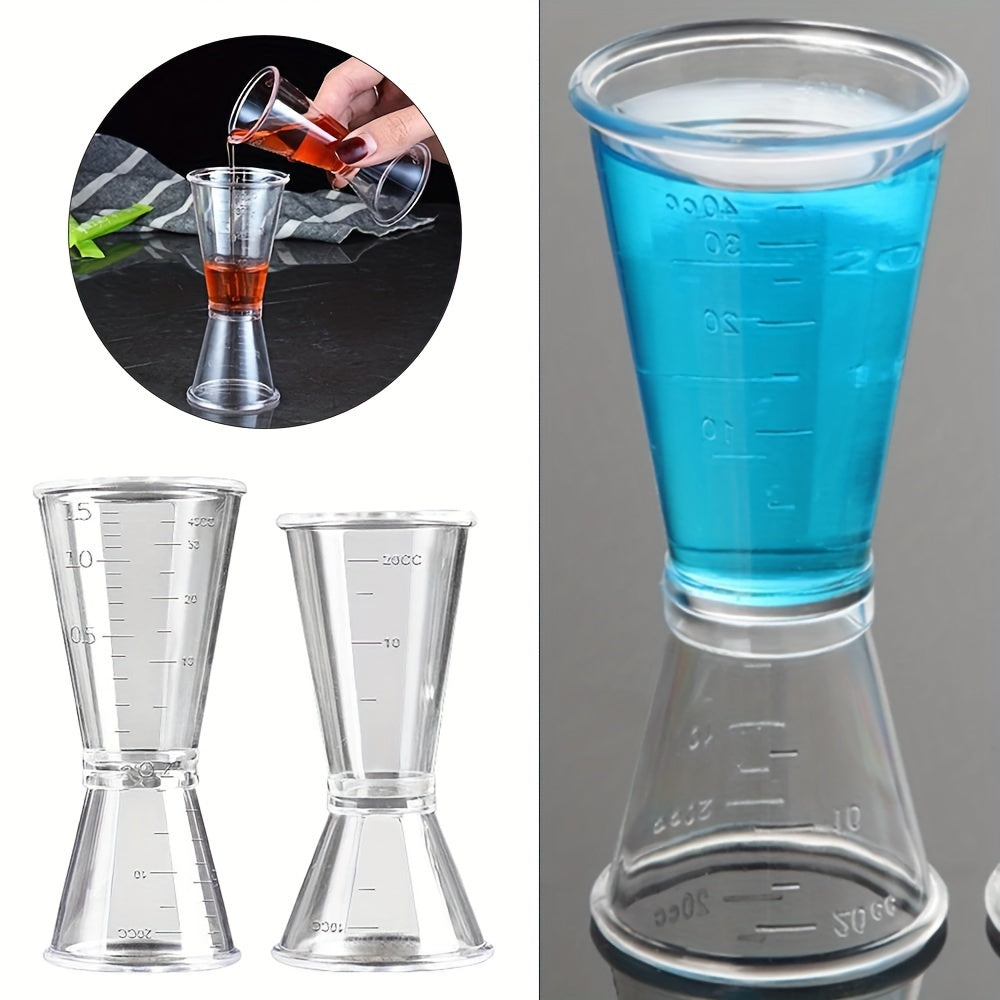 Transparent Measuring Cups Set, 40/10 CC, Kitchen and Bar Tools