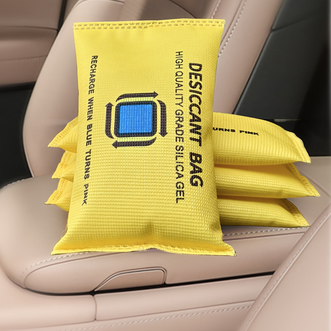 Многоразовая силиконовая сумка-осушитель с изменением цвета для гардероба и дома