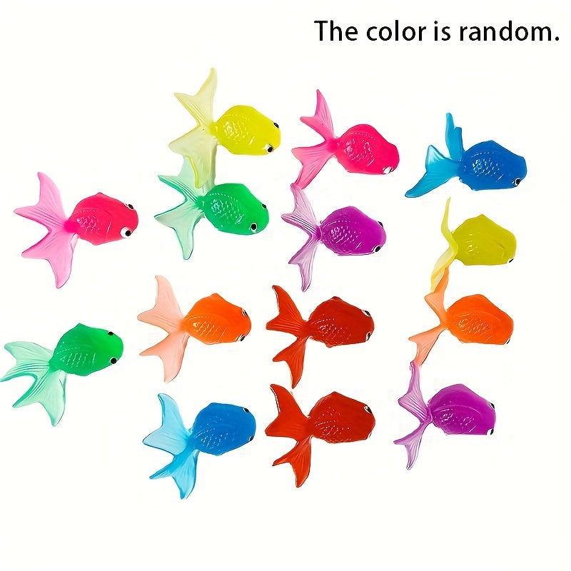 Floating Goldfish Cat Toy with Realistic Swimming Fish Durable Plastic Indoor Outdoor