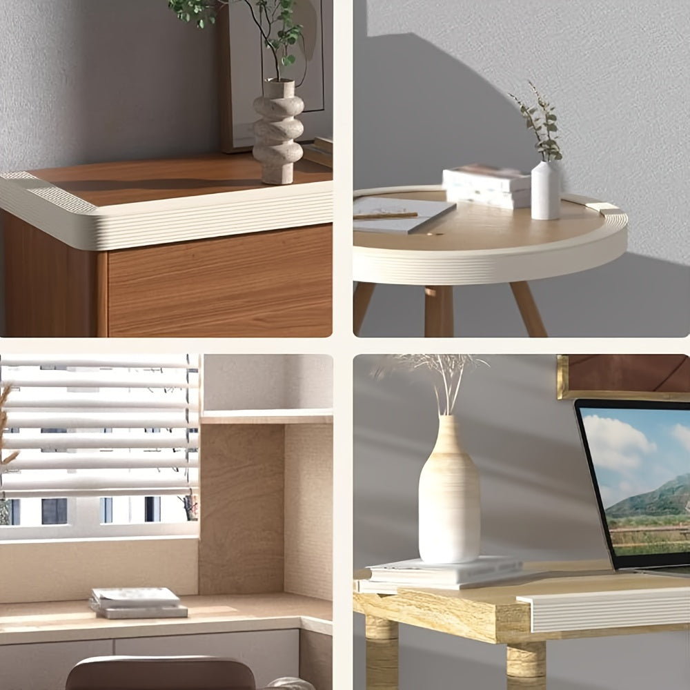 Soft Rubber Safety Edge Guard 198cm Wall Corner Protector Gray Pink Black