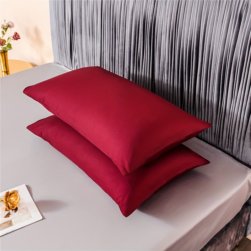Polyester Pillowcases Set for Bedroom Breathable Soft Skin-Friendly