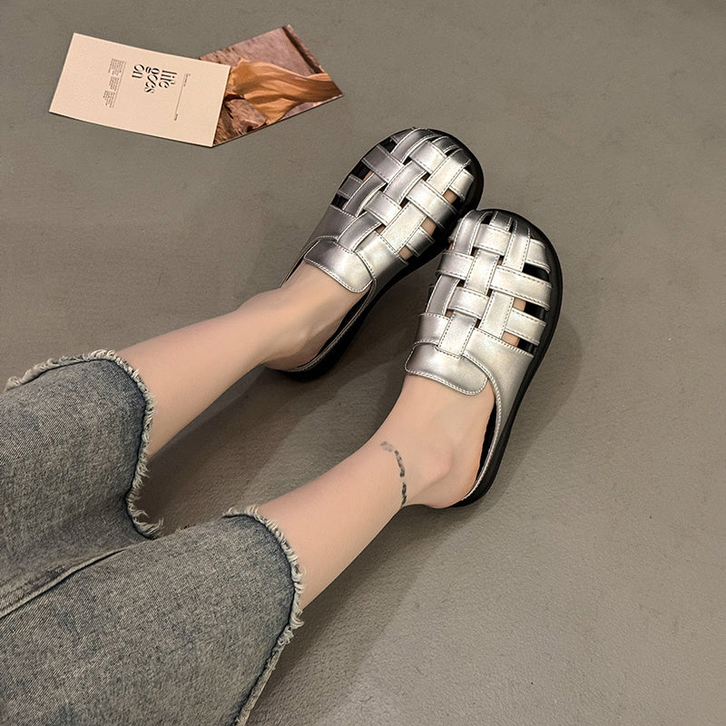 Women's Casual Shoes Lightweight Flat Synthetic Summer Footwear