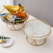 European-Style Ceramic Fruit Plate for Living Room Parties and Afternoon Tea