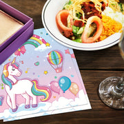Pink Unicorn Disposable Napkins Pack of 20 for Girls' Birthday and Shower Parties