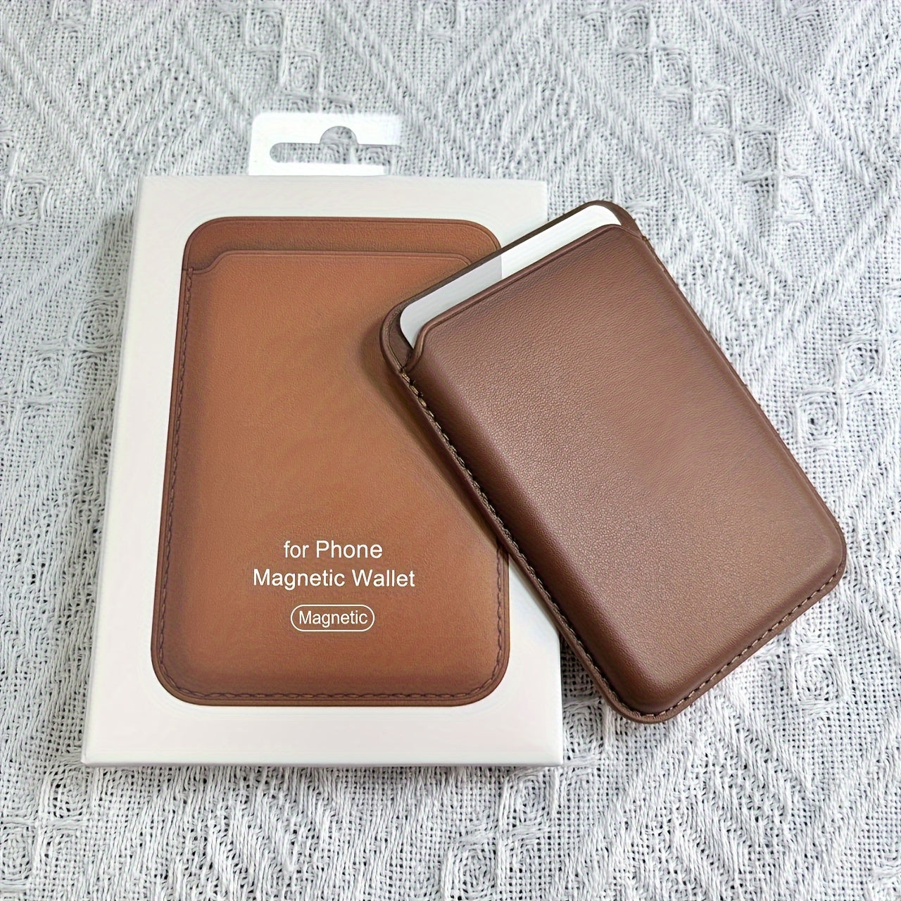 Magnetic Phone Wallet with Card Holder for iPhone 12-16 Pro Max TPU Shell Accessory