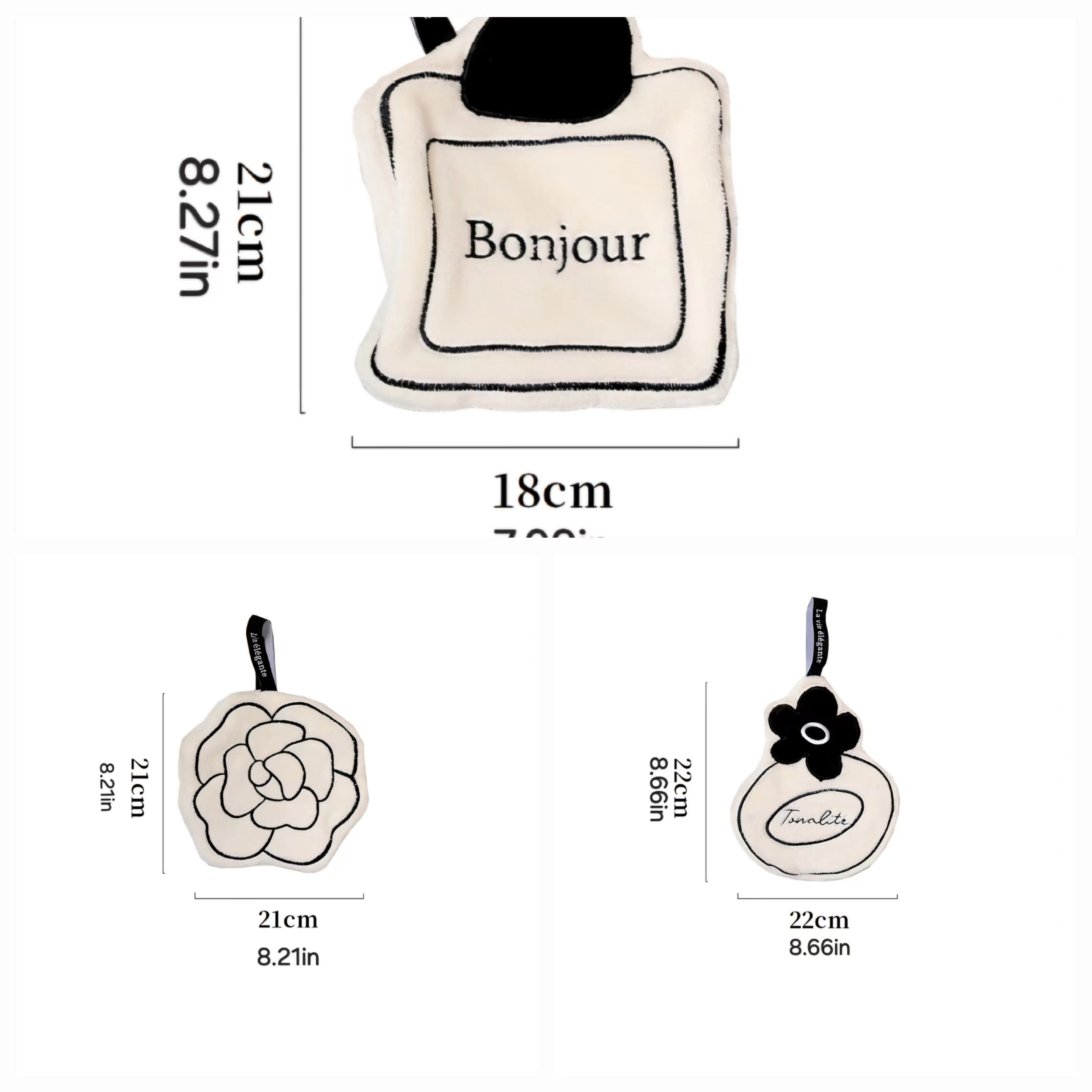 3 ta gullar bilan bezatilgan qo'l sochiq tez singdirish va qulaylik uchun, maktab, uy, ochiq havoda, sayohat, lagerda, oshxonada va hammomda foydalanish uchun mos.