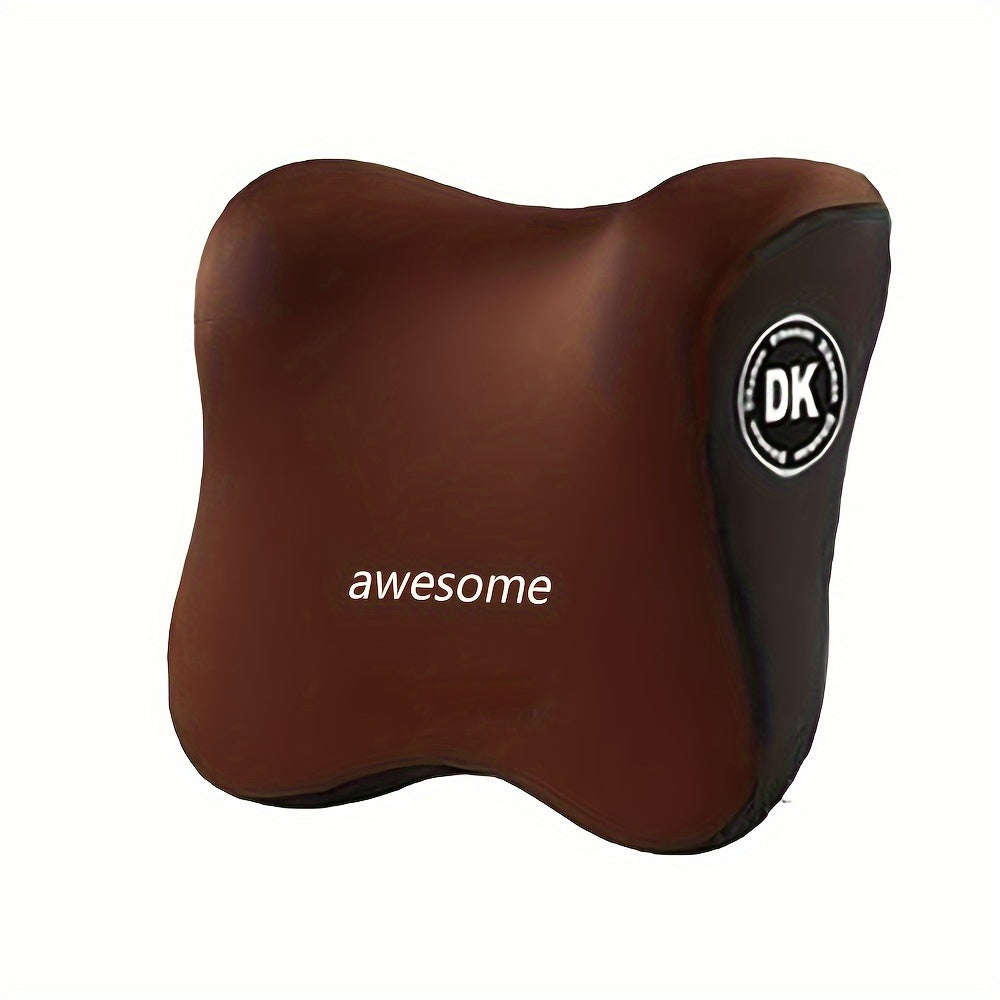 Memory Foam Car Seat Cushion with Headrest and Lumbar Support for Office Home Vehicle