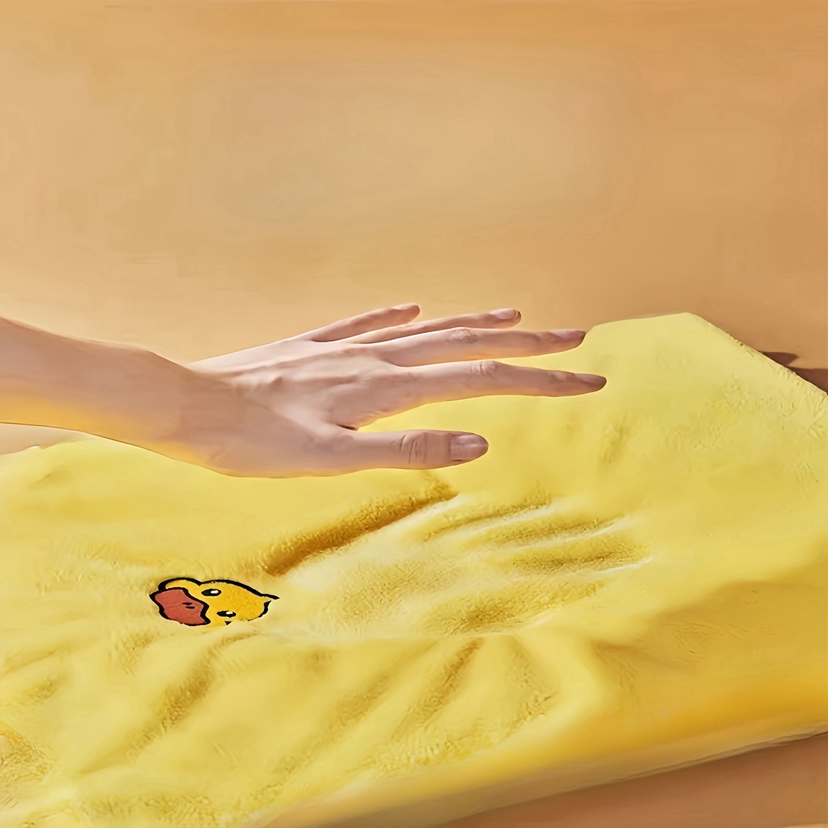 Комплект из 3-х предметов: полотенца из кораллового флиса с дизайном желтой утки, впитывающие и без ворса, для ванной, Хэллоуина и рождественских украшений.