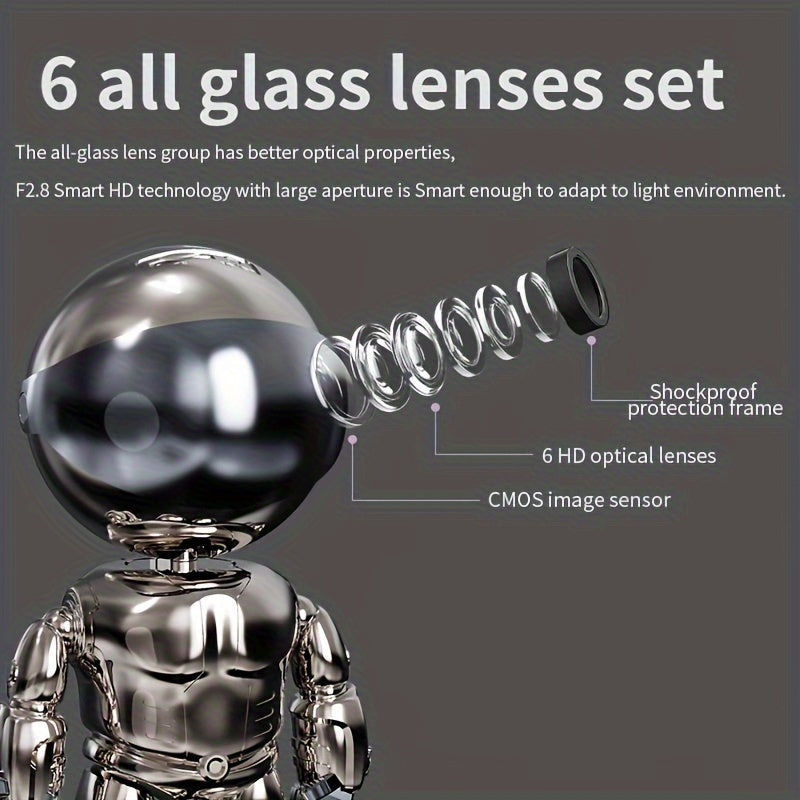 Smart Home Security Camera 1080p HD Night Vision Wi-Fi Motion Detection