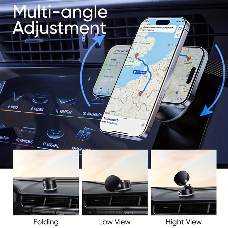 Universal magnitli telefon tutqichlari, 360° buriladigan silindr shaklidagi dizayn aksessuarlari