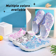 Women's Lightweight Summer Hole Shoes Breathable Comfort Casual Flats