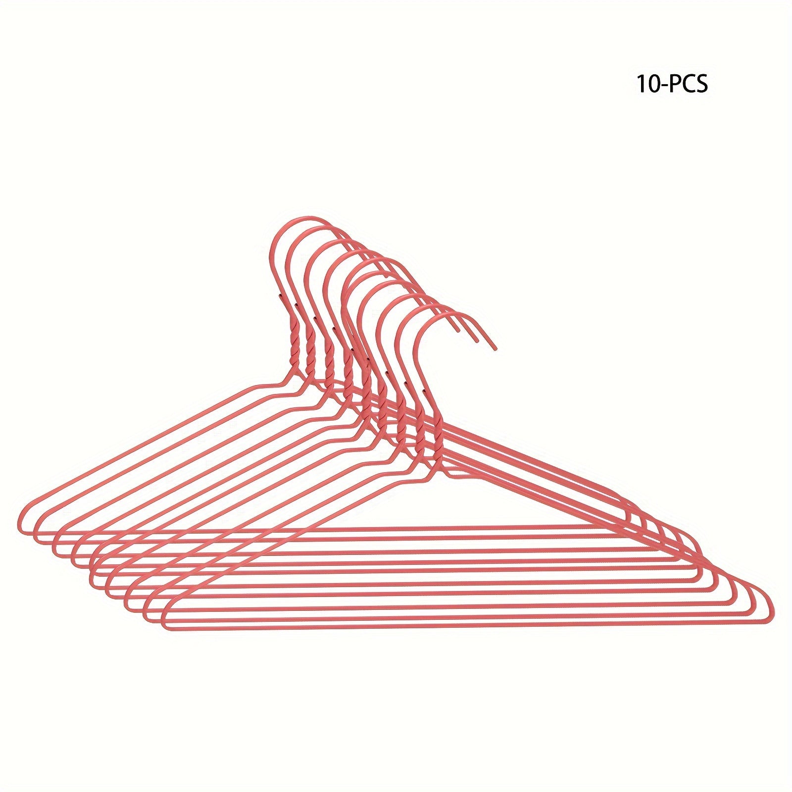 Non-slip Plastic Clothes Hangers Sets of 5 10 20 Heavy Duty Wardrobe Closet Organizers