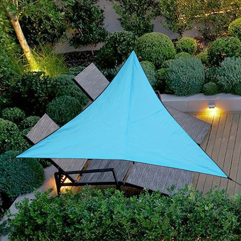 Outdoor Triangle Canopy Sunshade for Terrace Garden Yard Deck Foldable Rain Sun Protection
