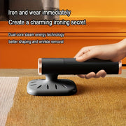 USB-Powered Mini Iron Handheld Garment Steamer for Travel and Home Use