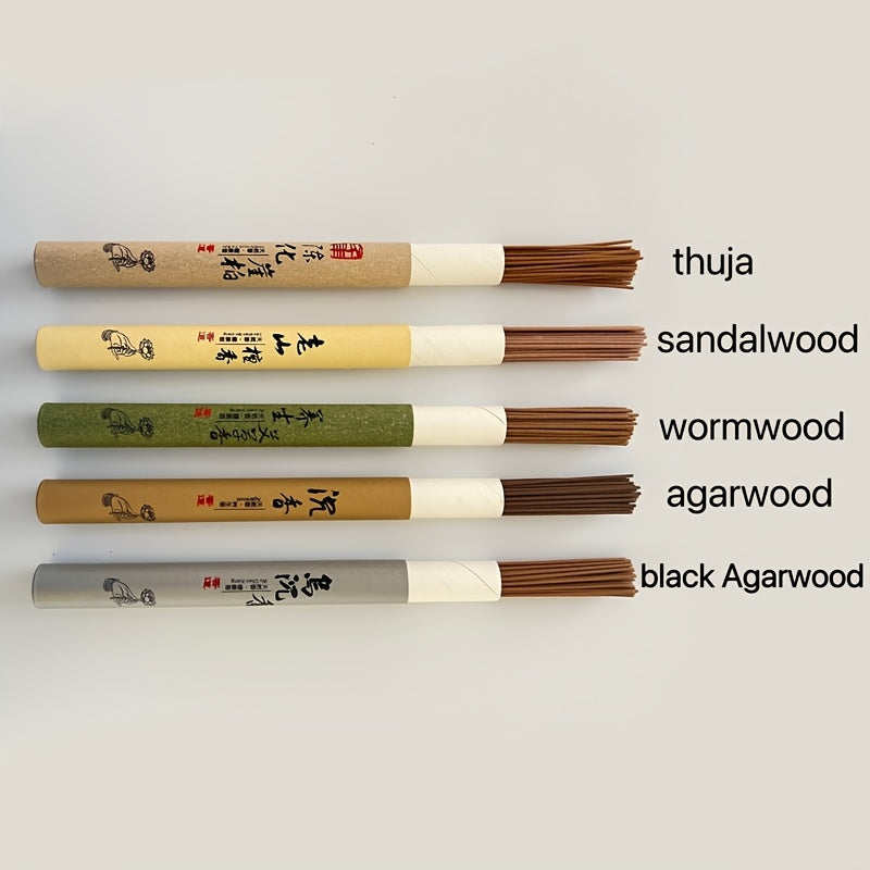 40 Count Jar of 20g Sandalwood Incense Sticks for Meditation Yoga Air Purification