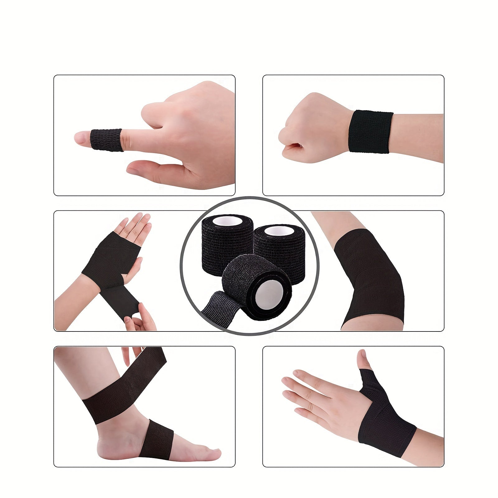 Unisex 5-Piece Sports Gear Set with Anti-Slip Socks Leg Sleeves and Sports Guards for Basketball Yoga