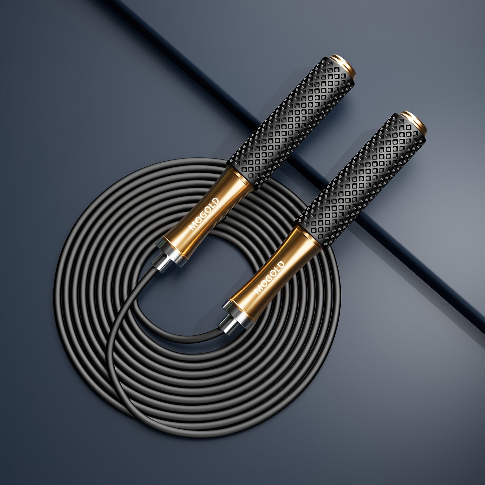 Adjustable Weighted Jump Rope for Speed Training Black Green for Men Women