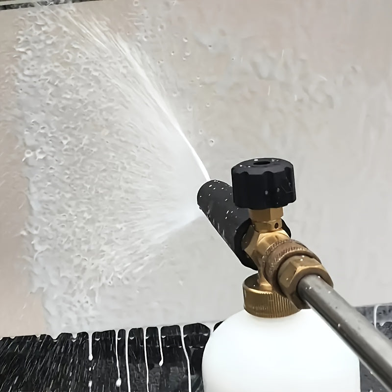 High Pressure Foam Sprayer for Car Wash Aluminum Water Gun with Fan-Shaped Head