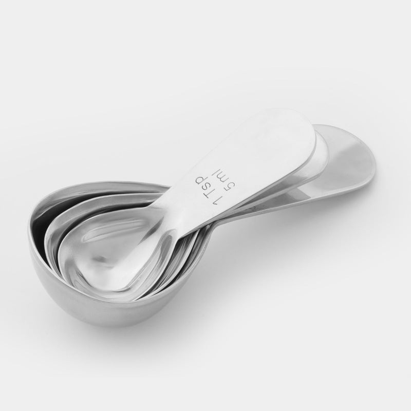 Stainless Steel Coffee Scoop with Measurement Marks for Beans and Baking