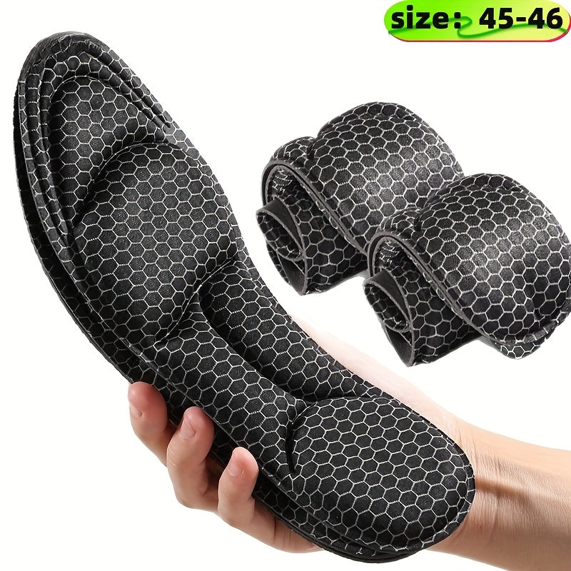 Unisex Memory Foam Honeycomb Pattern Insoles for Sports and Hiking