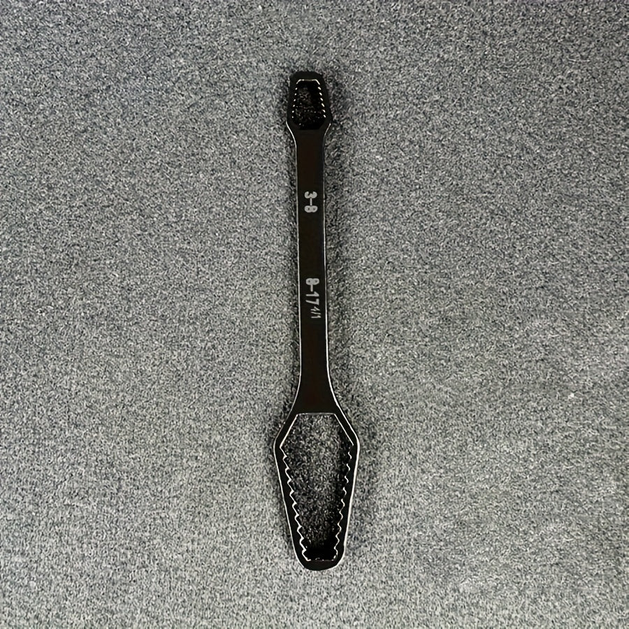 Llave Torx ajustable multipropósito negra de doble cabeza para reparación de autos y bricolaje