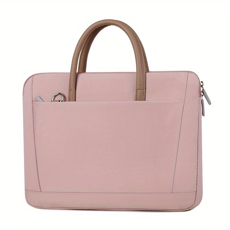 Bolsa de nylon resistente al agua para portátil con correa ajustable para escuela, oficina y uso diario