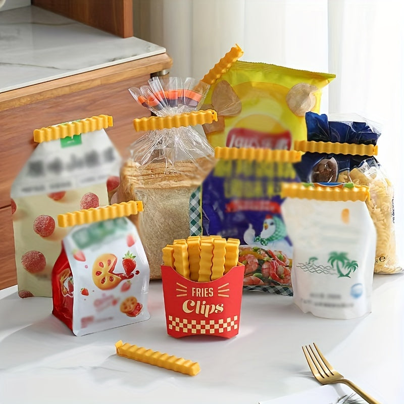 Set of 2 4 12 Moisture-Proof French Fries Sealing Clips Storage Box Kitchen Accessories