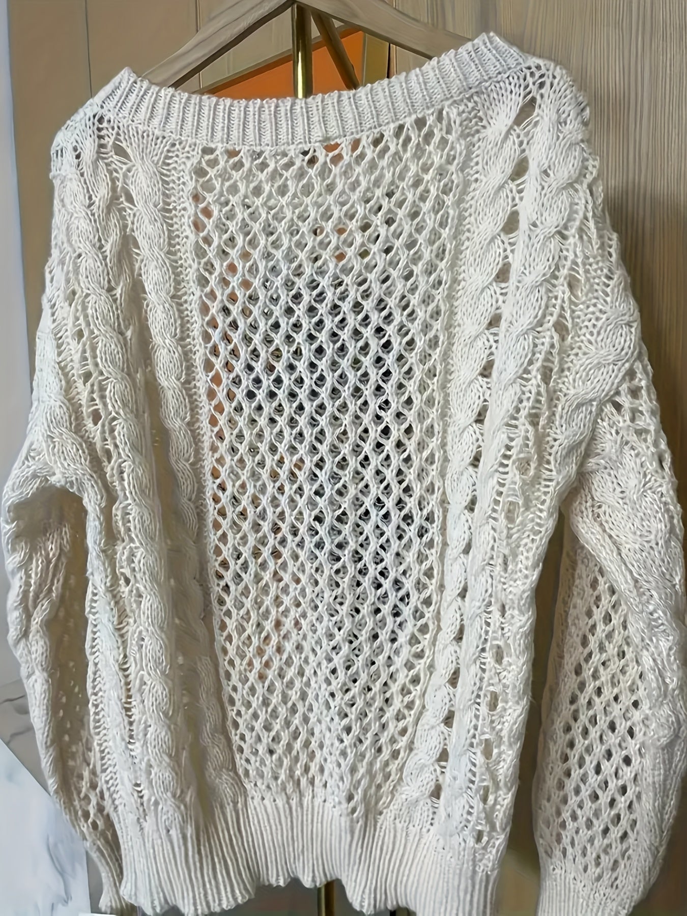 Women's Plus Size Skull Graphic Cardigan Oversized Long Sleeve Mesh Beige Black