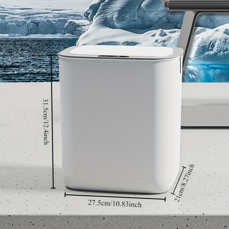 Har qanday xona uchun infraqizil induksiyali, USB orqali zaryadlanadigan va avtomatik qopqoq ochilishi bilan jihozlangan aqlli 18L axlat qutisi.