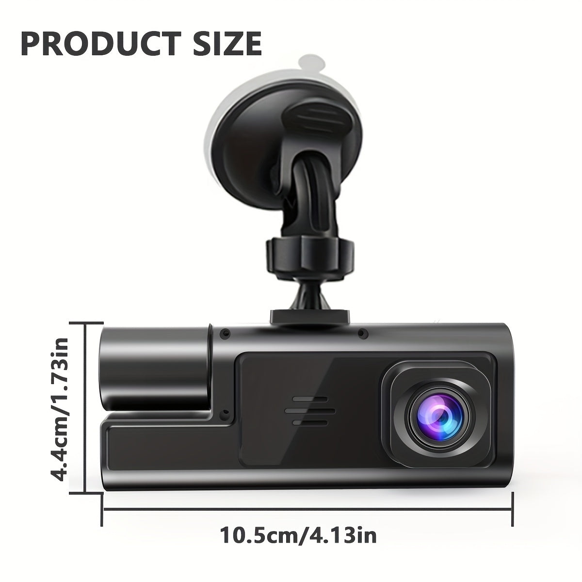 HD 1080P Dash Cam for Cars with Wide Angle Night Vision G-Sensor Loop Recording