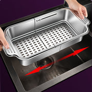 Stainless Steel Sink Colander Basket for Fruits Vegetables Pasta Straining