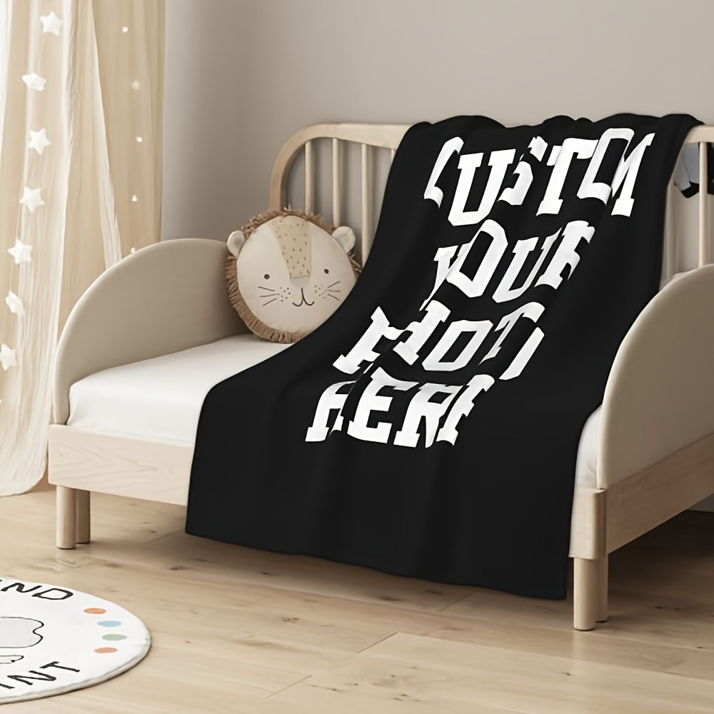 Personalized Photo Blanket Ultra-Soft Custom Throw for Adults