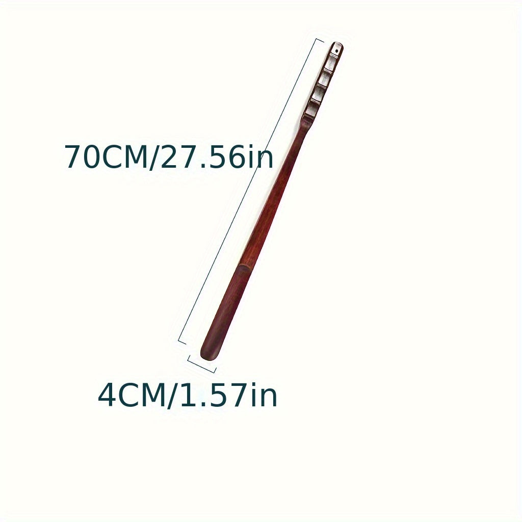 Extra Long Wooden Shoe Horn for Elderly and Pregnant Women Non-Slip Grip